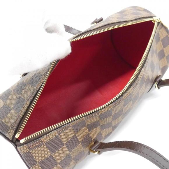 LOUIS VUITTON Brown Damier Papillon 30 Pouch - Picture 5 of 6